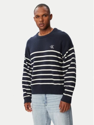 Obrázek produktu Calvin Klein Jeans Svetr LV04RG305G Tmavomodrá Relaxed Fit
