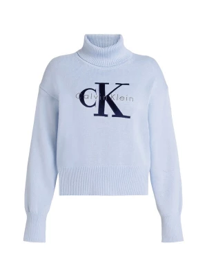Obrázek produktu Calvin Klein Jeans Svetr námořnická modř / světlemodrá / stříbrně šedá
