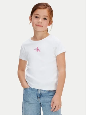 Obrázek produktu Calvin Klein Jeans T-Shirt Monologo LVCKSJB11G Bílá Regular Fit