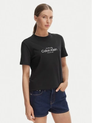 Obrázek produktu Calvin Klein Jeans T-Shirt NYC Logo LV047F810G Černá Classic Fit