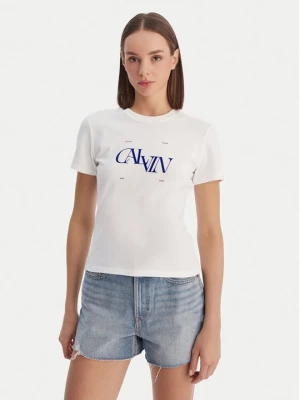 Obrázek produktu Calvin Klein Jeans T-Shirt Seasonal LV047F808G Bílá Slim Fit