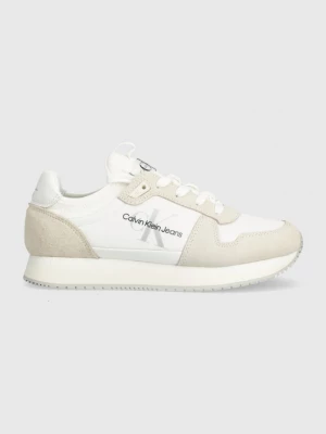 Obrázek produktu Calvin Klein Jeans Tenisky Calvin Klein Jeans YW0YW00840 RUNNER SOCK LACEUP NY-LTH W béžová