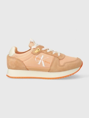 Obrázek produktu Calvin Klein Jeans Tenisky Calvin Klein Jeans YW0YW00840 RUNNER SOCK LACEUP NY-LTH W oranžová