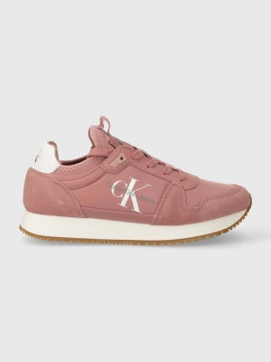 Obrázek produktu Calvin Klein Jeans Tenisky Calvin Klein Jeans YW0YW00840 RUNNER SOCK LACEUP NY-LTH W růžová