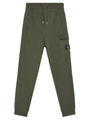 Obrázek produktu Calvin Klein Jeans Teplákové kalhoty Badge IB0IB02199 Zelená Relaxed Fit