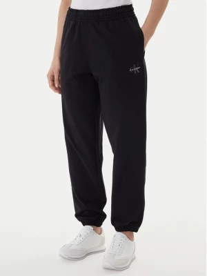 Obrázek produktu Calvin Klein Jeans Teplákové kalhoty Foil Monologo LV047E826G Černá Regular Fit