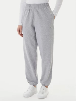 Obrázek produktu Calvin Klein Jeans Teplákové kalhoty Foil Monologo LV047E826G Šedá Regular Fit