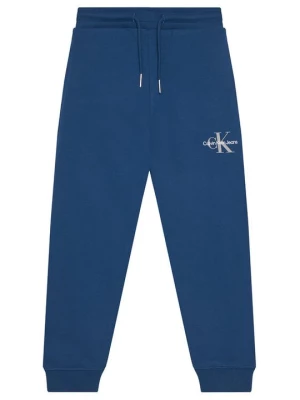 Obrázek produktu Calvin Klein Jeans Teplákové kalhoty Monogram Logo IU0IU00285 D Modrá Regular Fit