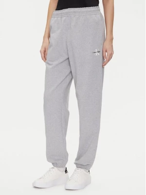 Obrázek produktu Calvin Klein Jeans Teplákové kalhoty Monologo LV047B235G Šedá Regular Fit