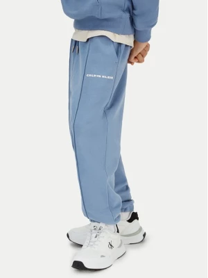 Obrázek produktu Calvin Klein Jeans Teplákové kalhoty Pintuck IB0IB02605 Modrá Relaxed Fit