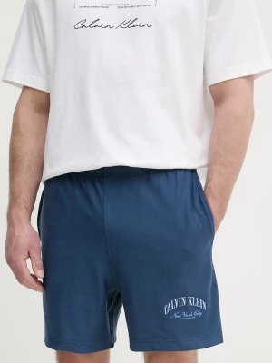 Obrázek produktu Calvin Klein Jeans teplákové šortky pánské s bavlnou námořnická modř