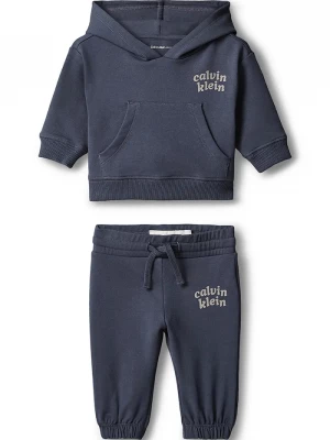 Obrázek produktu Calvin Klein Jeans teplákový set kojenecký bavlněný s elastanem námořnická modř