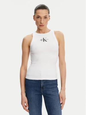 Obrázek produktu Calvin Klein Jeans Top Monologo J20J225301 Bílá Slim Fit