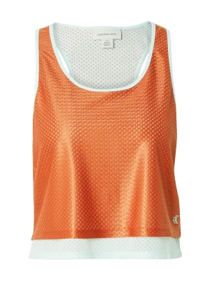 Obrázek produktu Calvin Klein Jeans Top 'PRIDE' oranžová / bílá