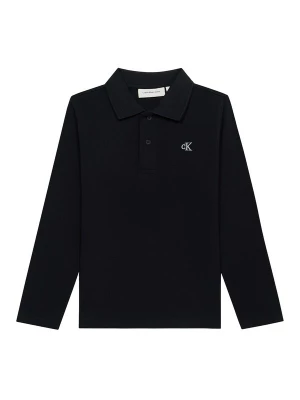 Obrázek produktu Calvin Klein Jeans Tričko 'Logo Embroidery Long Sleeve' černá / bílá