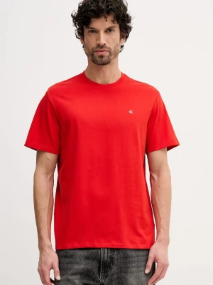 Obrázek produktu Calvin Klein Jeans tričko pánské bavlněné červená