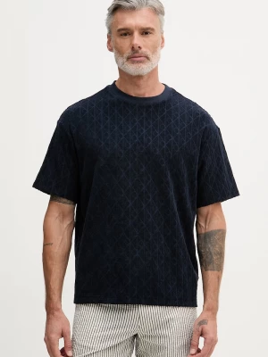 Obrázek produktu Calvin Klein Jeans tričko pánské bavlněné námořnická modř