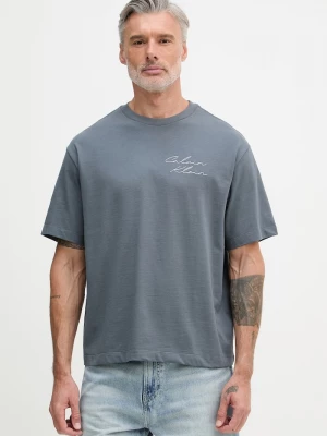Obrázek produktu Calvin Klein Jeans tričko pánské bavlněné šedá