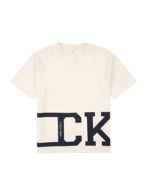 Obrázek produktu Calvin Klein Jeans Tričko 'VARSITY' světle béžová / černá