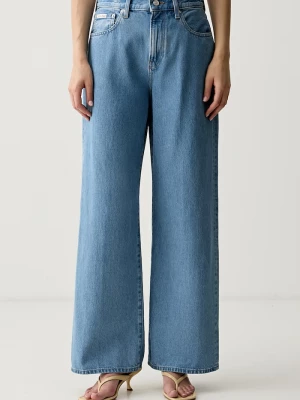 Obrázek produktu Calvin Klein Jeans wide leg džíny dámské modrá