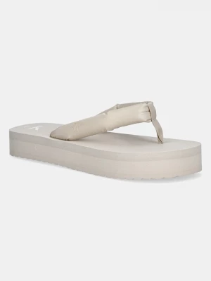 Obrázek produktu Calvin Klein Jeans Žabky Calvin Klein Jeans BEACH SANDAL FLATFORM TTXR SATIN béžová