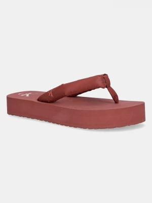 Obrázek produktu Calvin Klein Jeans Žabky Calvin Klein Jeans BEACH SANDAL FLATFORM TTXR SATIN růžová