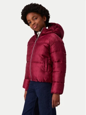Obrázek produktu Calvin Klein Jeans Zimní bunda Logo Aop IG0IG02730 Bordó Regular Fit