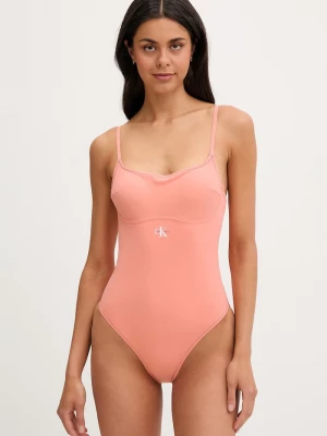 Obrázek produktu Calvin Klein jednodílné plavky dámské oranžová