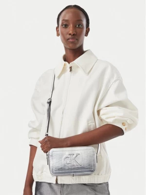 Obrázek produktu Calvin Klein Kabelka Bold Ck Outline Mtl Camera Bag LV04F3896G Stříbrná