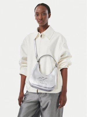 Obrázek produktu Calvin Klein Kabelka Bold Ck Outline Mtl Shoulder Bag LV04F3897G Stříbrná