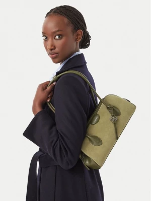 Obrázek produktu Calvin Klein Kabelka Emblem Trio Suede Shoulder Bag LV04F3888G Tmavě zelená