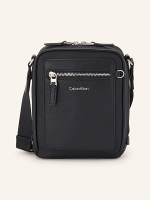 Obrázek produktu Calvin Klein Kabelka Přes Rameno Z Kombinace Materiálů černá / stříbrná
