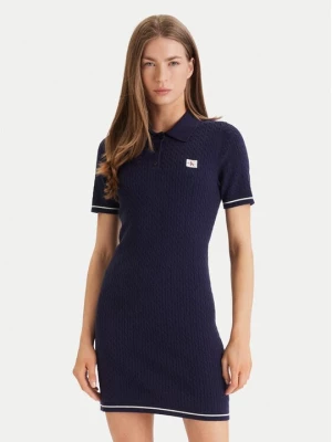 Obrázek produktu Calvin Klein Každodenní šaty Microcable LV047F323G Tmavomodrá Slim Fit