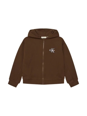 Obrázek produktu Calvin Klein Kids Mikina 'TERRY MONOLOGO ZIP UP HOODIE' hnědá