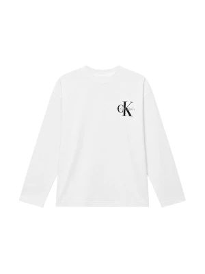 Obrázek produktu Calvin Klein Kids Tričko 'CALVIN KLEIN JEANS kids SMALL CHEST MONOLOGO LS T-SHIRT T-SHIRT' bílá