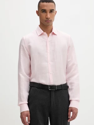 Obrázek produktu Calvin Klein košile pánská se lnem růžová