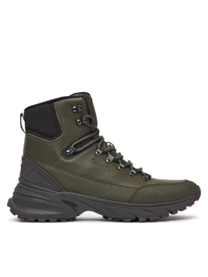 Obrázek produktu Calvin Klein Kotníková obuv Hike Runner Mid Laceup Lth HM0HM02323 Tmavě zelená