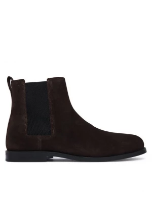 Obrázek produktu Calvin Klein Kotníková obuv s elastickým prvkem Ess Rubber Chelsea Su HM0HM02055 Tmavě hnědá