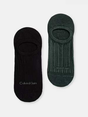 Obrázek produktu Calvin Klein kotníkové ponožky pánské 2-pack zelená