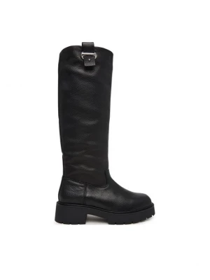 Obrázek produktu Calvin Klein Kozačky Chunky High Boot Lth Hdw HW0HW03201 Černá