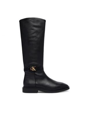 Obrázek produktu Calvin Klein Kozačky Square High Boot Lth Mg Hdw HW0HW03187 Černá