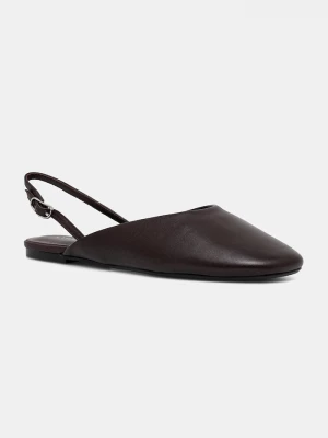 Obrázek produktu Calvin Klein Kožené baleríny Calvin Klein OBLIQUE BALLERINA SLINGBACK LTH