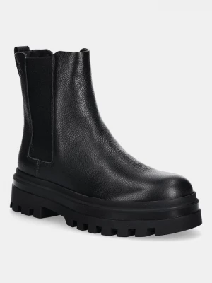 Obrázek produktu Calvin Klein Kožené kotníkové boty LUGGED CHELSEA BOOT HIGH LTH černá