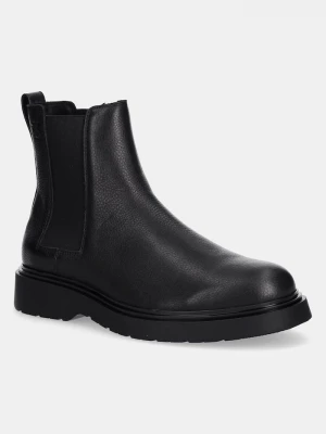 Obrázek produktu Calvin Klein Kožené kotníkové boty COMBAT ESS CHELSEA BOOT LTH černá