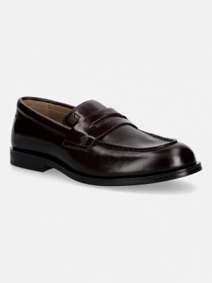Obrázek produktu Calvin Klein Kožené mokasíny Calvin Klein ESS RUBBER PENNY LOAFER POL LTH hnědá