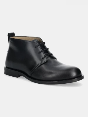 Obrázek produktu Calvin Klein Kožené polobotky Calvin Klein ESS RUBBER DESERT BOOT LTH černá
