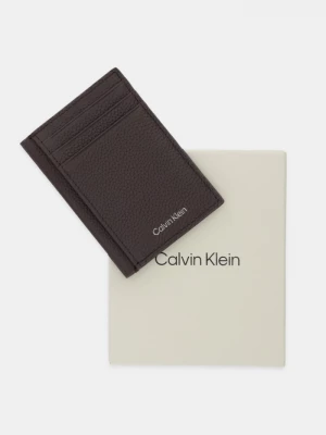 Obrázek produktu Calvin Klein Kožené pouzdro na karty Calvin Klein hnědá