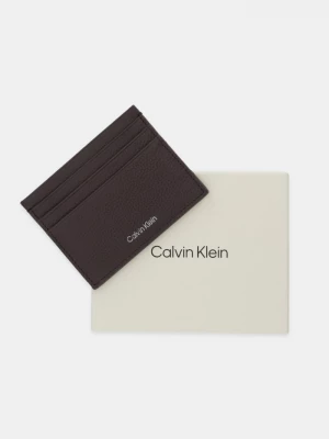 Obrázek produktu Calvin Klein Kožené pouzdro na karty Calvin Klein hnědá