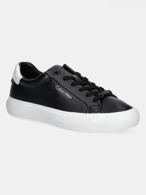Obrázek produktu Calvin Klein Kožené sneakers boty Calvin Klein VULC LACE UP černá