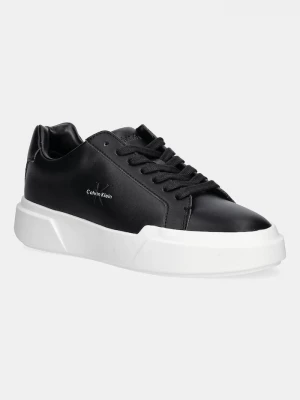 Obrázek produktu Calvin Klein Kožené tenisky Calvin Klein CHUNKY CUPSOLE LACEUP LTH černá